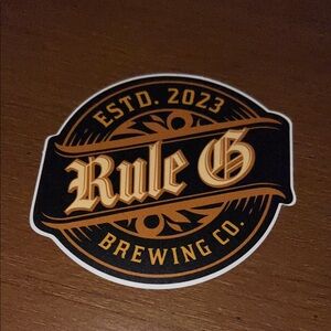 Rule G Brewing Company Sticker Decal